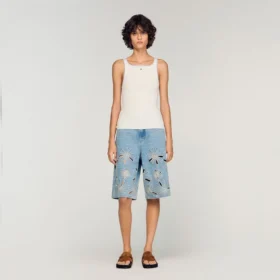 Ribbed vest top