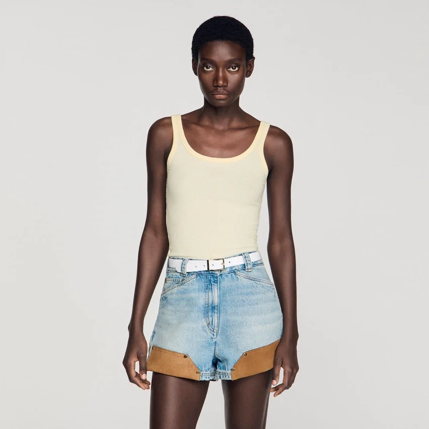 Ribbed vest top Ribbed vest top