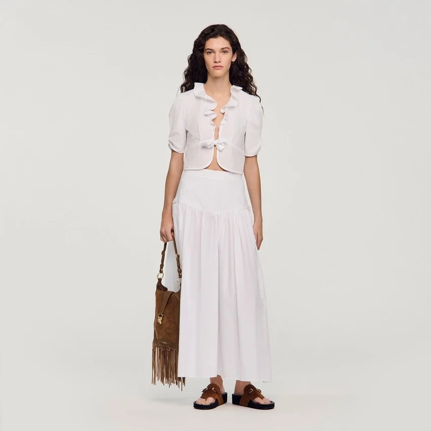 Ruffled crop top Ruffled crop top