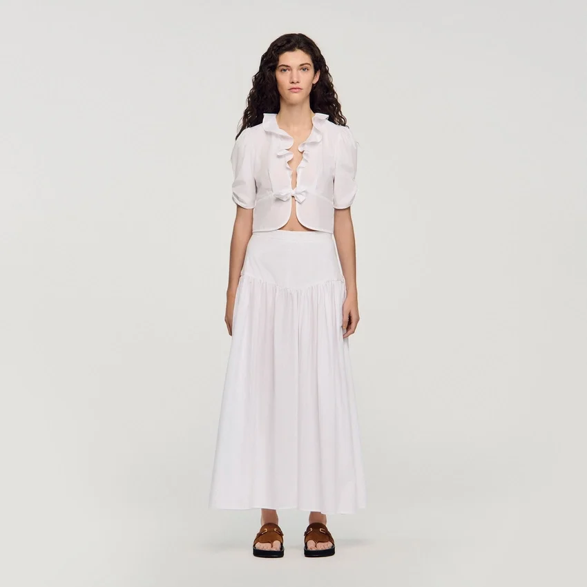 Ruffled crop top Ruffled crop top