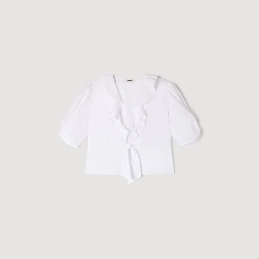 Ruffled crop top Ruffled crop top