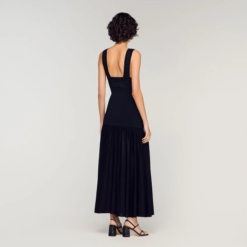 Ruffled knit maxi dress Ruffled knit maxi dress