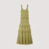 Ruffled knit maxi dress Ruffled knit maxi dress