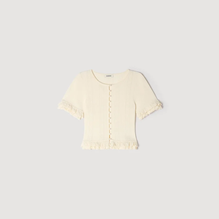 Ruffled knit top Ruffled knit top