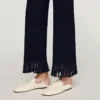 Ruffled knit trousers Ruffled knit trousers