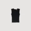 Ruffled ottoman knit top Ruffled ottoman knit top