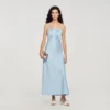 Satin-effect maxi dress Satin-effect maxi dress