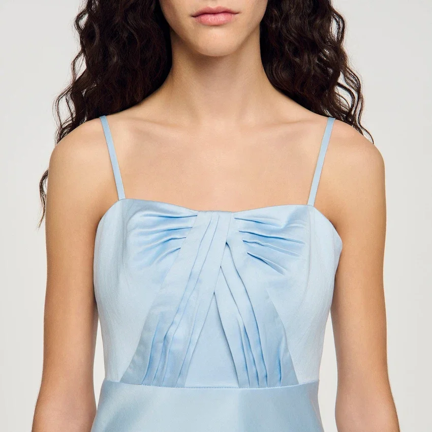 Satin-effect maxi dress Satin-effect maxi dress