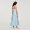 Satin-effect maxi dress Satin-effect maxi dress