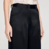 Satin-effect wide-leg trousers Satin-effect wide-leg trousers