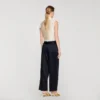 Satin-effect wide-leg trousers Satin-effect wide-leg trousers