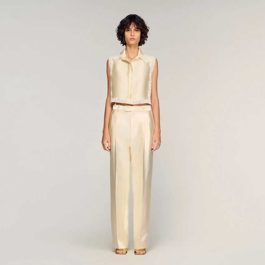 Satin trousers Satin trousers