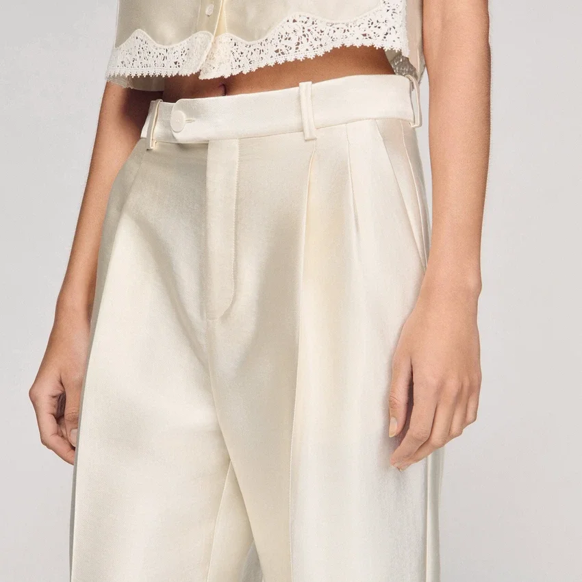 Satin trousers Satin trousers