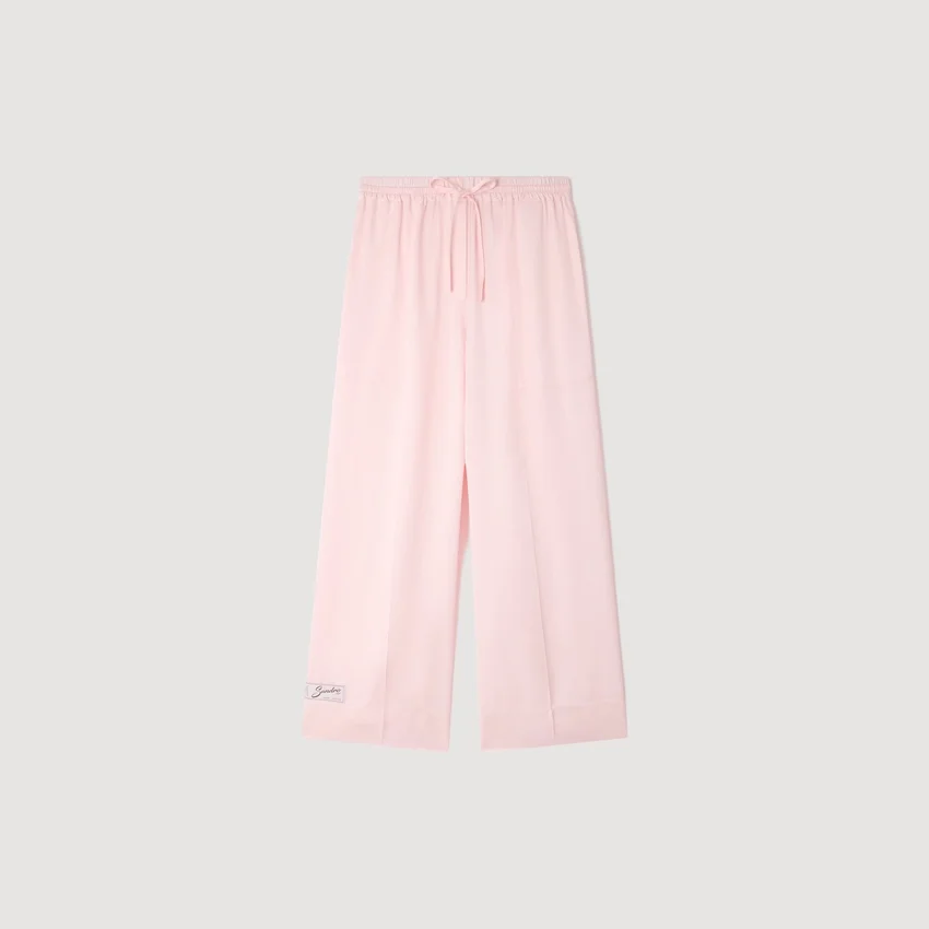 Satin wide-leg trousers Satin wide-leg trousers