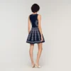 Scarf-print knit mini dress Scarf-print knit mini dress