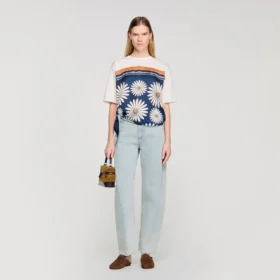 Scarf print T-shirt