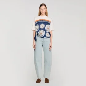 Scarf print T-shirt