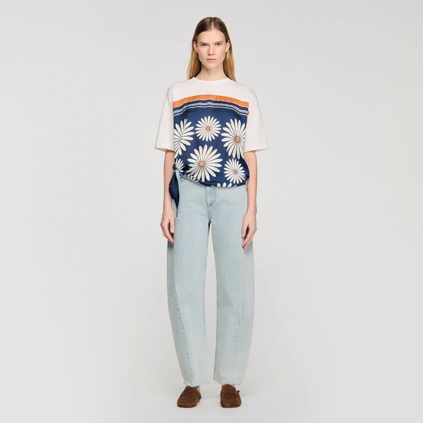 Scarf print T-shirt Scarf print T-shirt