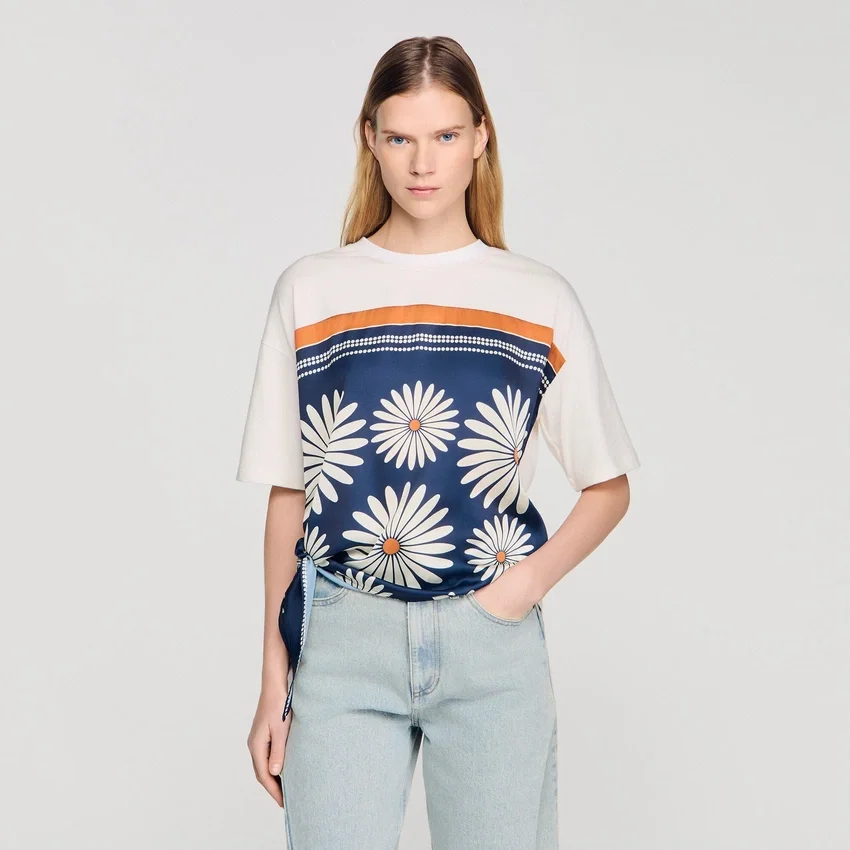 Scarf print T-shirt Scarf print T-shirt