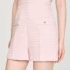 Sequin check tweed shorts Sequin check tweed shorts