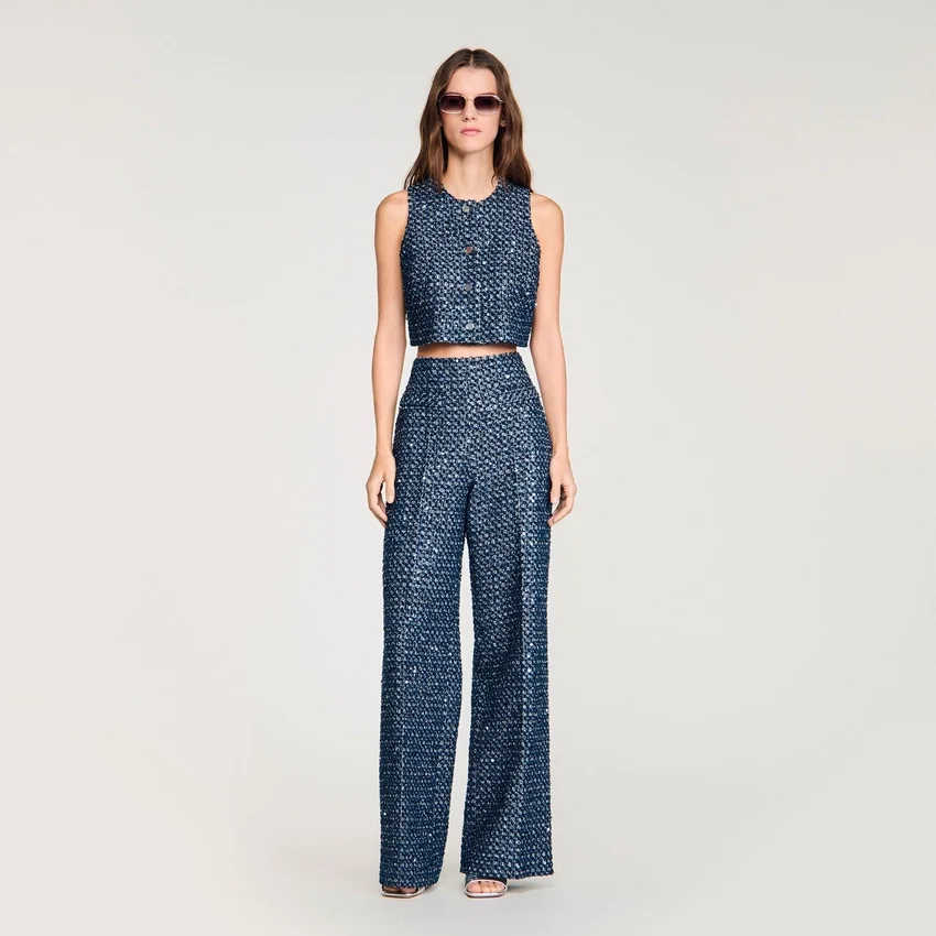 Sequin crop top Sequin crop top