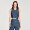 Sequin crop top Sequin crop top