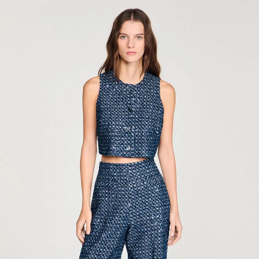 Sequin crop top Sequin crop top