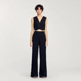 Sequin cropped vest Sequin cropped vest