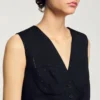 Sequin cropped vest Sequin cropped vest