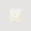 Sequin cropped vest Sequin cropped vest