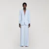 Sequin-stripe tailored jacket Sequin-stripe tailored jacket