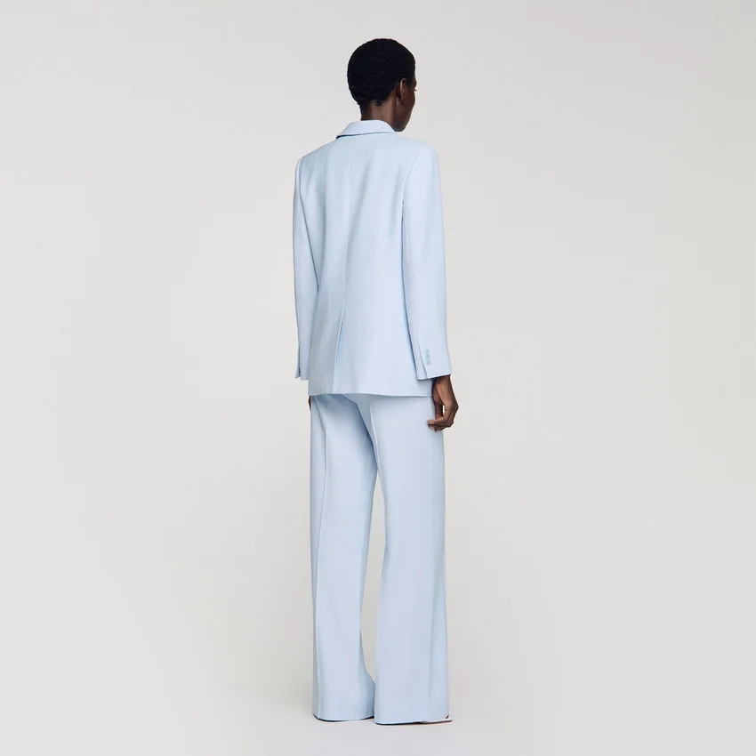 Sequin-stripe tailored jacket Sequin-stripe tailored jacket