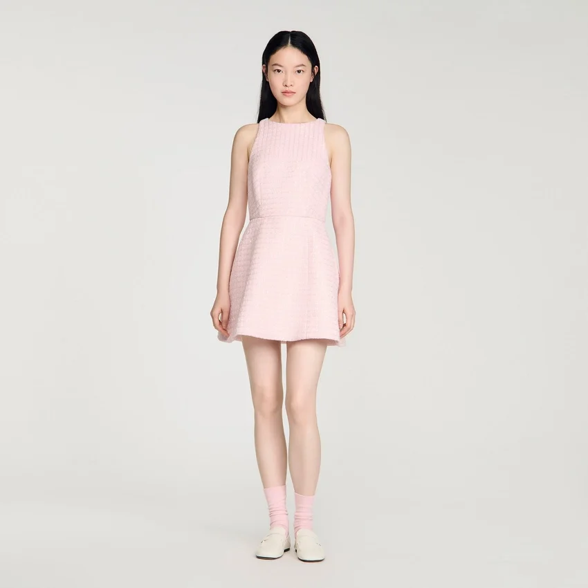 Sequin tweed mini dress Sequin tweed mini dress