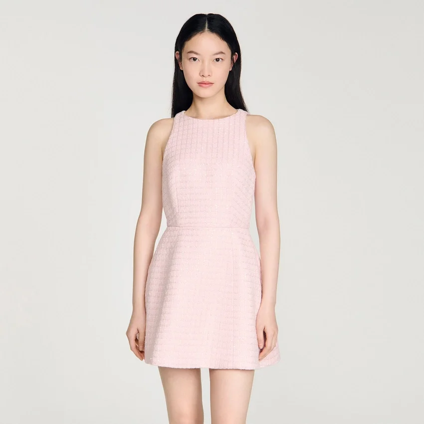 Sequin tweed mini dress Sequin tweed mini dress