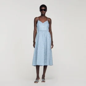 Sequined midi dress