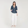 Sequinned peplum top Sequinned peplum top