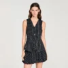 Sequinned striped vest Sequinned striped vest