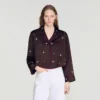Shirt with beads and rhinestones Shirt with beads and rhinestones