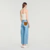 Short ribbed knit top Short ribbed knit top