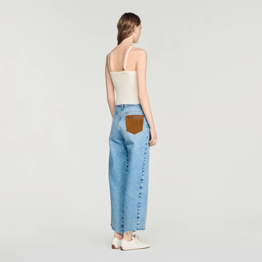 Short ribbed knit top Short ribbed knit top