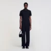 Short-sleeve knitted polo shirt Short-sleeve knitted polo shirt