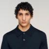 Short-sleeve knitted polo shirt Short-sleeve knitted polo shirt