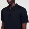 Short-sleeve knitted polo shirt Short-sleeve knitted polo shirt