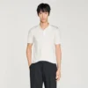 Short-sleeve knitted polo shirt Short-sleeve knitted polo shirt
