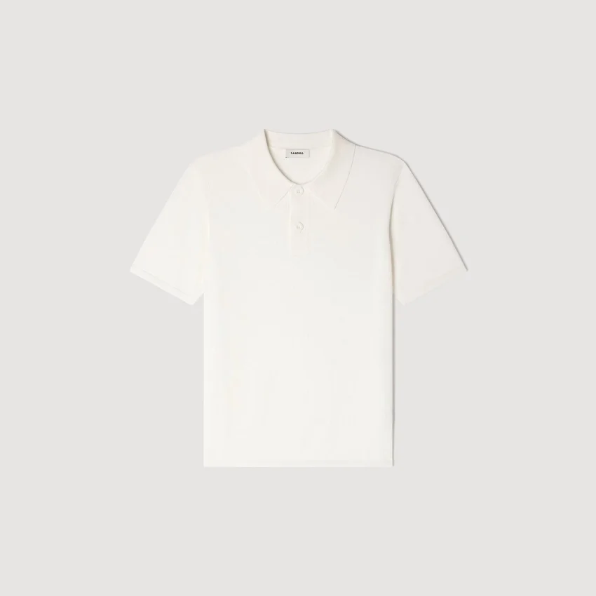 Short-sleeve knitted polo shirt Short-sleeve knitted polo shirt
