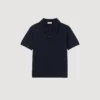 Short-sleeve knitted polo shirt Short-sleeve knitted polo shirt