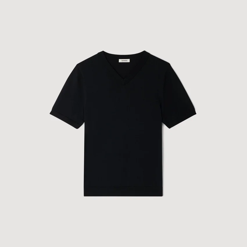 Short-sleeve V-neck T-shirt Short-sleeve V-neck T-shirt