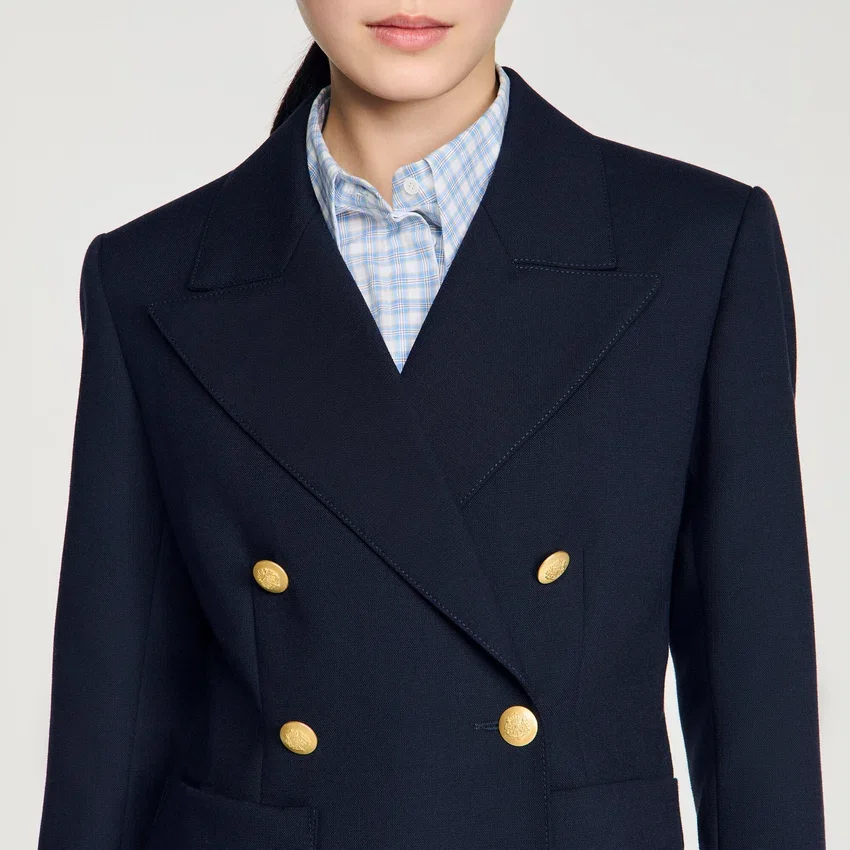 Slim-fit wool suit jacket Slim-fit wool suit jacket
