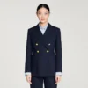 Slim-fit wool suit jacket Slim-fit wool suit jacket