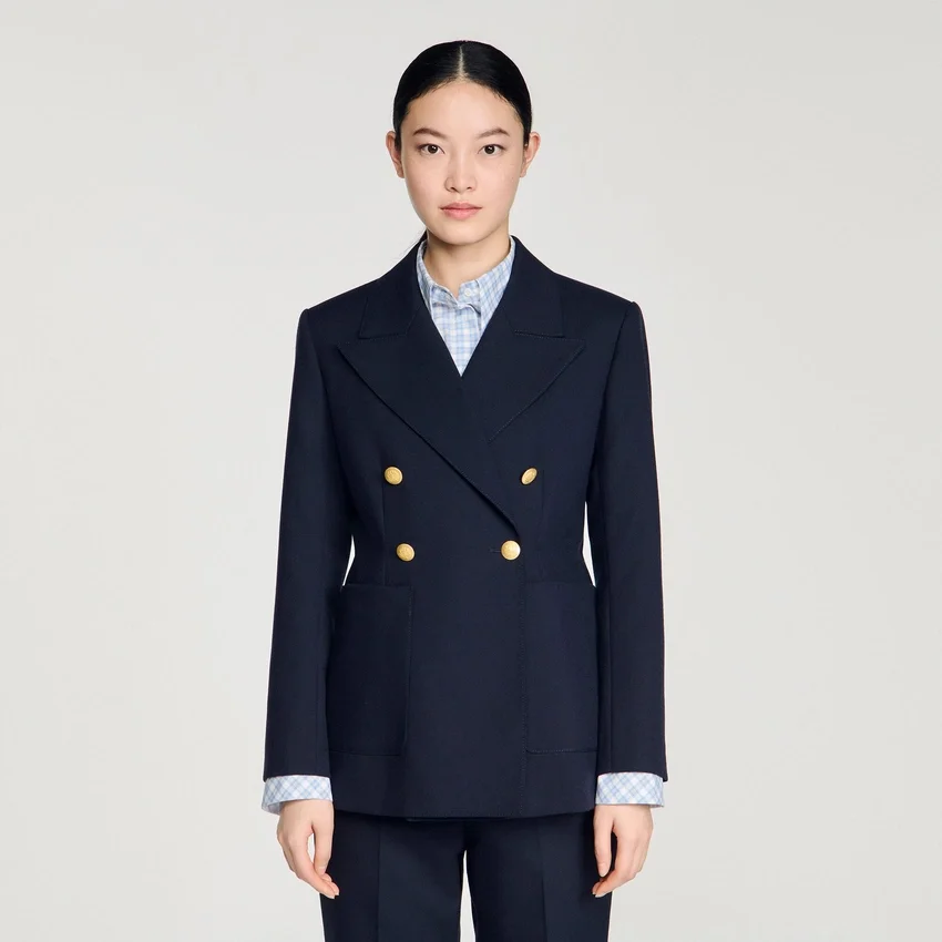 Slim-fit wool suit jacket Slim-fit wool suit jacket